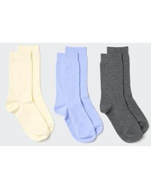 Uniqlo Calcetines (3 Pares) - Azul