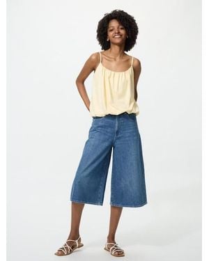 Uniqlo Denim Culottes - Blue