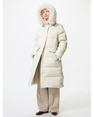 Uniqlo Ultra Warm Down Long Coat - Natural