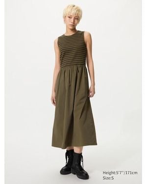 Uniqlo Combination Dress (Sleeveless) - Natural
