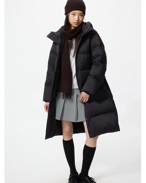 Uniqlo Seamless Down Long Coat - Blue