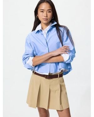 Uniqlo Pleated Skort - Blue