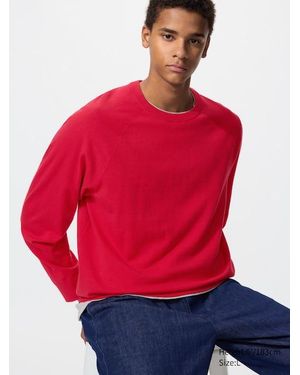 Uniqlo Washable Cotton Crew Neck Jumper - Red