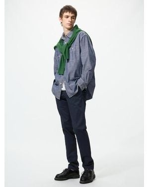 Uniqlo Slim Chino Trousers - Blue