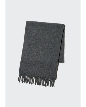 Uniqlo Soufflé Yarn Chunky Stole - Grey
