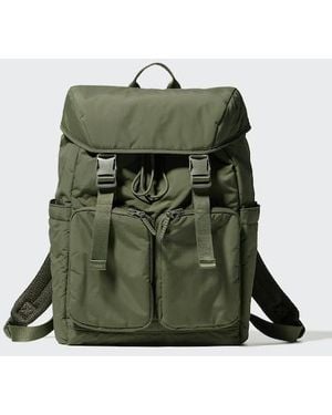 Uniqlo Mochila Con Bolsillos - Verde