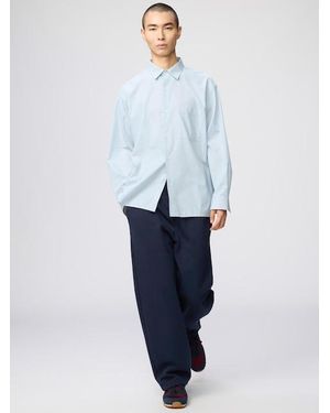 Uniqlo Sweat Wide Trousers - Blue