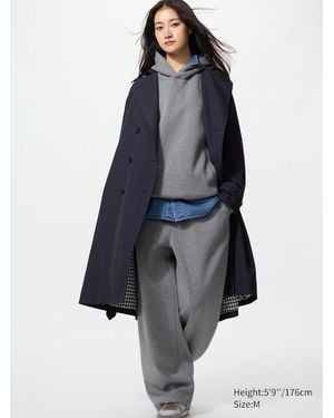 Uniqlo Gabardina Relax - Azul