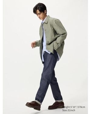 Uniqlo Selvedge Slim Straight Jeans - Blue