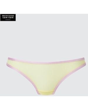 Uniqlo Bragas Malla Color Block - Amarillo