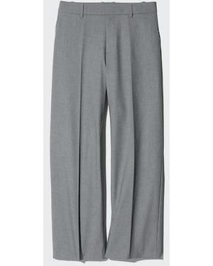 Uniqlo Smart Wide Trousers - Grey