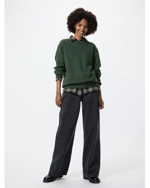 Uniqlo High Rise Wide Jeans (Longer) - Blue