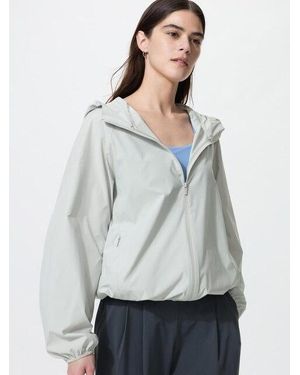 Uniqlo Parka Plegable Protección Uv - Gris