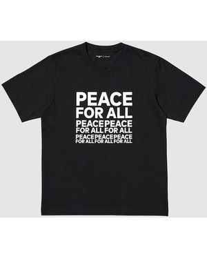 Uniqlo Peace For All Graphic T-Shirt (Kashiwa Sato) - Black