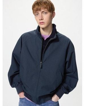 Uniqlo Chaqueta Harrington - Azul