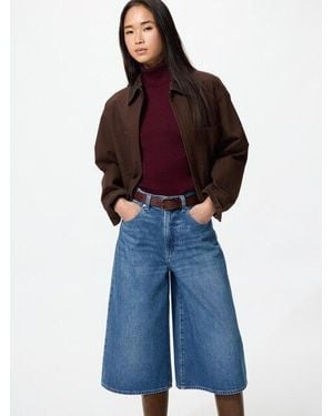 Uniqlo Denim Culottes - Blue