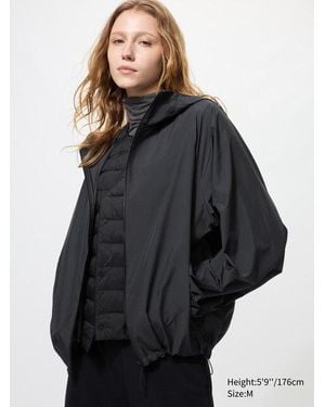 Uniqlo Parka Plegable Protección Uv - Azul