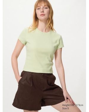 Uniqlo Mini T-Shirt (Ribbed) - Green