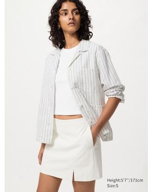 Uniqlo Slit Skort - White