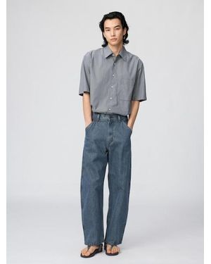Uniqlo Barrel Leg Jeans - Blue