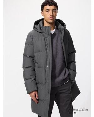 Uniqlo Seamless Down Coat - Grey
