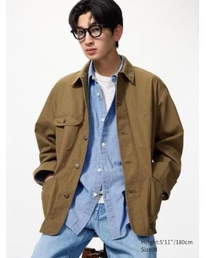 Uniqlo Utility Jacket - Brown