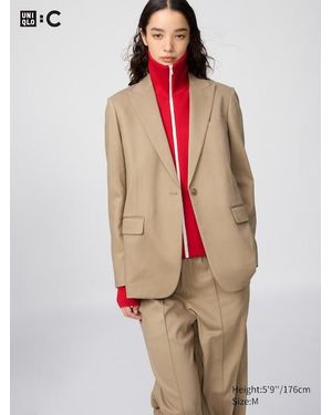 Uniqlo Tailored Jacket - Natural