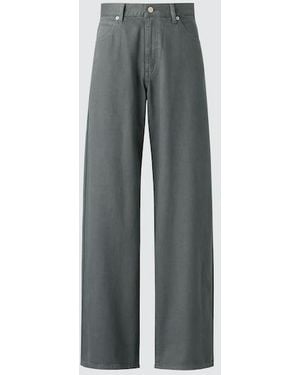 Uniqlo Wide Straight Jeans - Grey