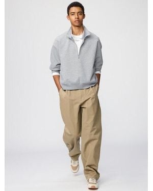 Uniqlo Hose (Barrel Leg, Lang) - Grau