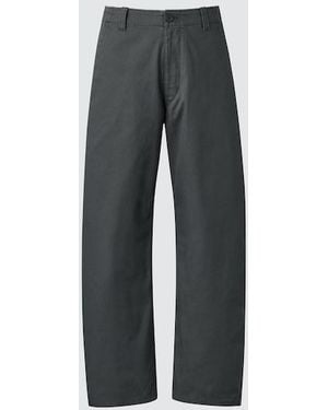 Uniqlo Barrel Leg Chinos - Grey