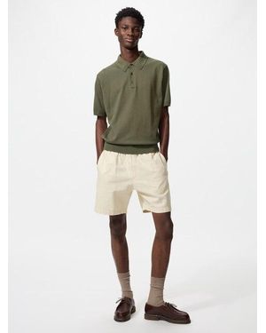 Uniqlo Linen Blend Easy Shorts - Green