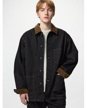 Uniqlo Coverall (Denim) - Black