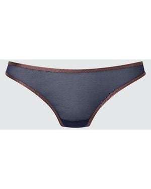 Uniqlo Bragas Malla Color Block - Azul