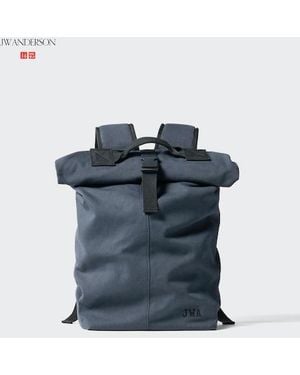 Uniqlo Roll Top Backpack - Blue