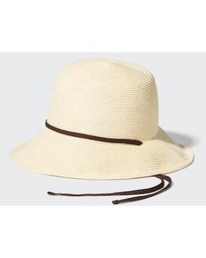 Uniqlo Cappello Regolabile Protezione Uv - Bianco