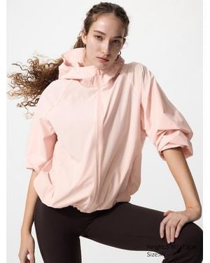 Uniqlo Uv Protection Pocketable Parka - Pink