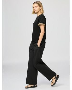 Uniqlo Sweat Straight Trousers - White