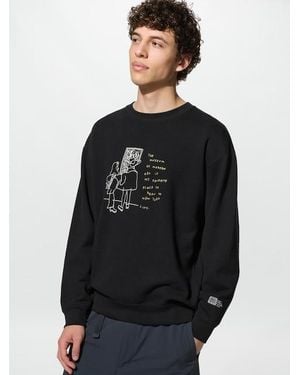 Uniqlo Jason Polan Ut Graphic Sweatshirt - Black