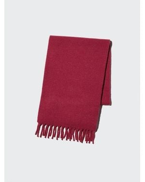 Uniqlo Soufflé Yarn Chunky Stole - Red