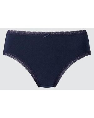 Uniqlo Bikini Briefs (Lace) - Blue