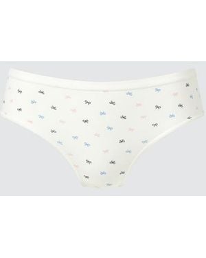 Uniqlo Briefs (Low Rise, Ribbon) - White