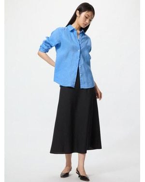 Uniqlo Linen Blend Maxi Skirt - Black