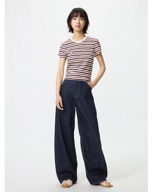 Uniqlo Vaquero Baggy Barrel - Azul