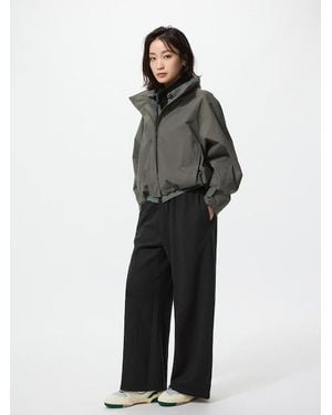 Uniqlo Sweat Wide Trousers (Shorter) - Black