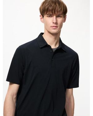 Uniqlo Dry-Ex Polo Shirt (Cotton-Like) - Black