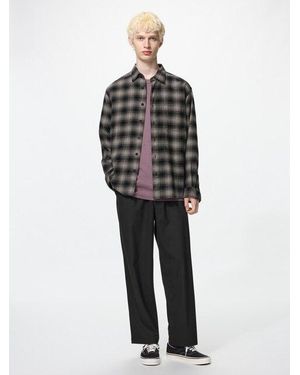 Uniqlo Flannel Easy Ankle Trousers - Black