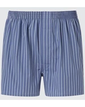 Uniqlo Boxer A Righe - Blu