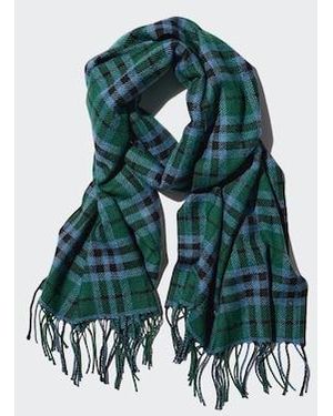 Uniqlo Heattech Scarf (Patterned) - White