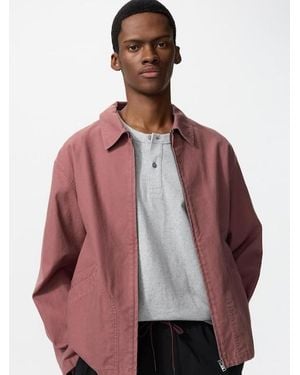 Uniqlo Chaqueta Cremallera - Rojo