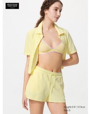 Uniqlo Pantalón Corto - Amarillo